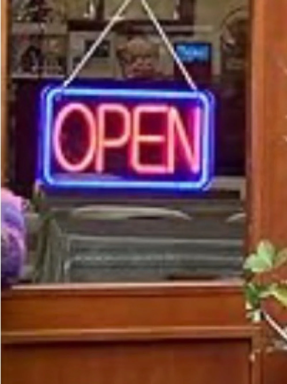 Ultra Bright LED Neon Open Signs 16 Inch Plug In Electric Light Up Open Sign - Picture 3 of 4